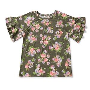 Matilda Jane Olive Floral Tee